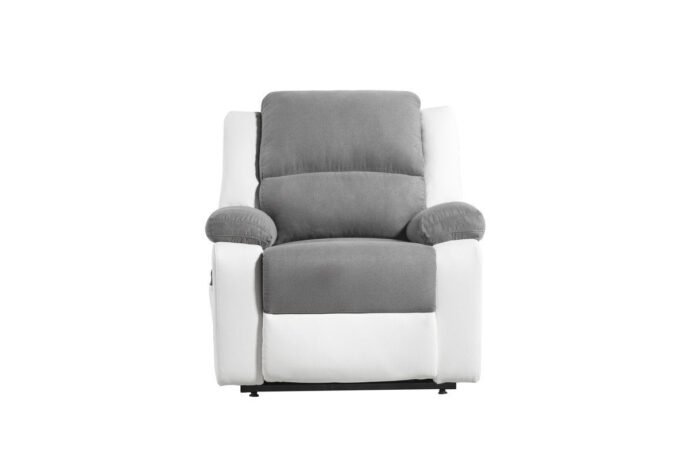 Fauteuil de relaxation 9121 électrique et releveur en microfibre et simili - Meublei