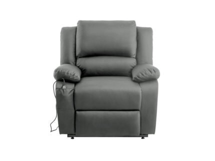 Fauteuil de relaxation 9121 électrique et releveur en simili - Meublei