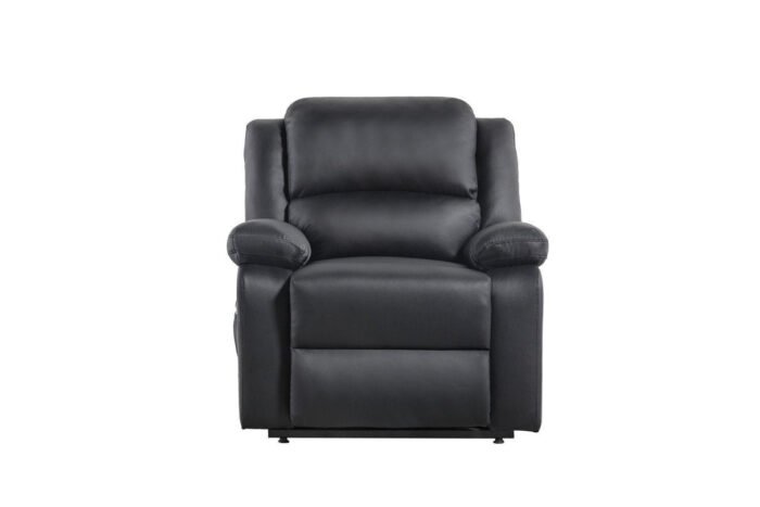 Fauteuil de relaxation électrique 9121 releveur, massant et chauffant en simili - Meublei