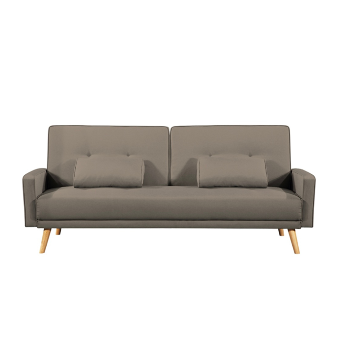 Canapé droit DIANA  avec 3 places scandinave convertible en tissu - Meublei