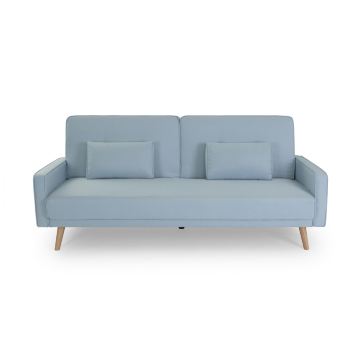 Canapé droit DIANA  avec 3 places scandinave convertible en tissu - Meublei