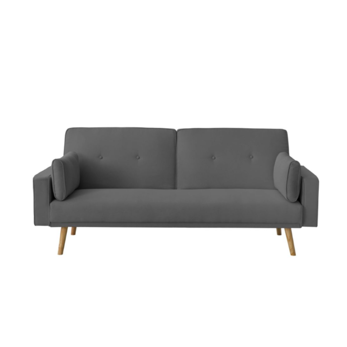 Canapé droit DIANA  avec 3 places scandinave convertible en tissu - Meublei