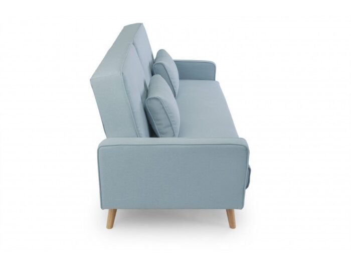 Canapé droit DIANA  avec 3 places scandinave convertible en tissu - Meublei