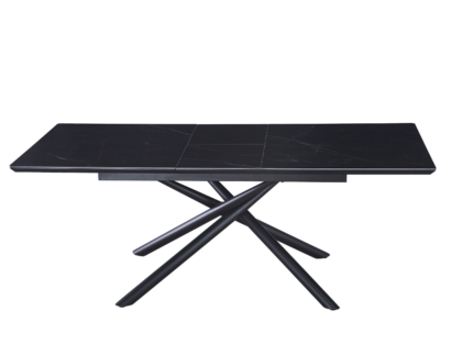 Table a manger extensible rectangle et pieds métallique - Meublei