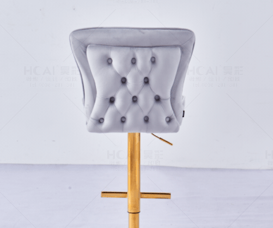 Tabouret de bar Gabrielle Dorée - Meublei