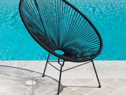 Chaise de jardin ACAPULCO NOIR