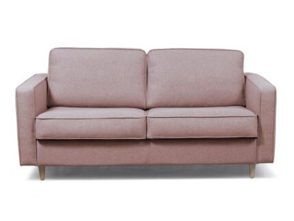 Canapé convertible BONARI système couchage express 3 places scandinave en tissu - Meublei
