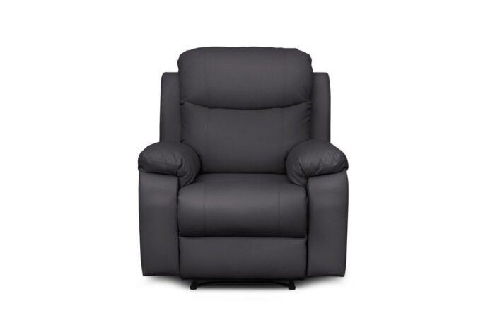 Fauteuil de relaxation BRUNONE électrique en tissu imitation cuir - Meublei