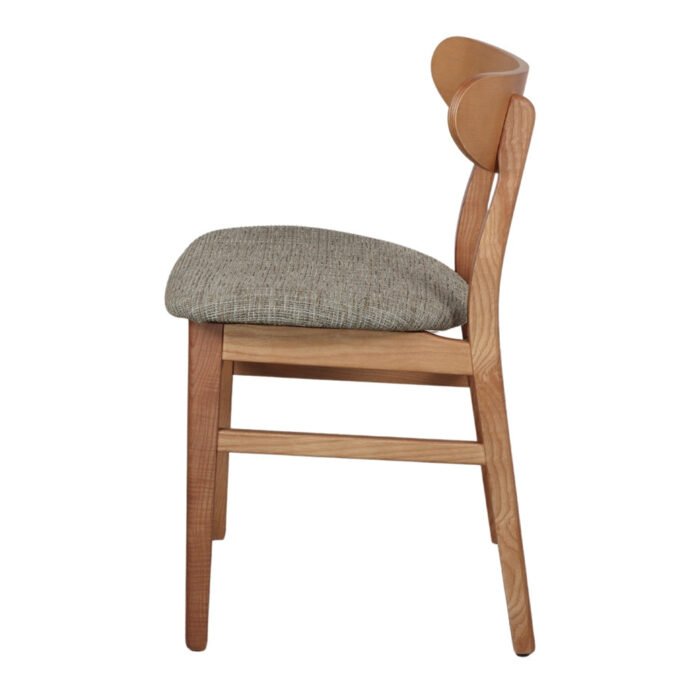 Chaise Muriel en Bois: Élégance Nordique avec Assise Rembourrée - Meublei