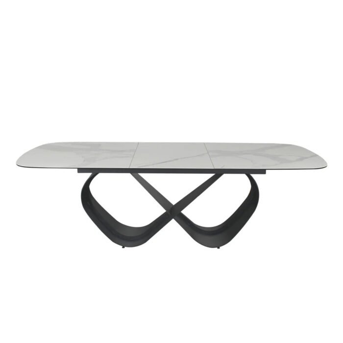 La table de salle à manger extensible Lina : un design moderne et fonctionnel pour des moments conviviaux - Meublei