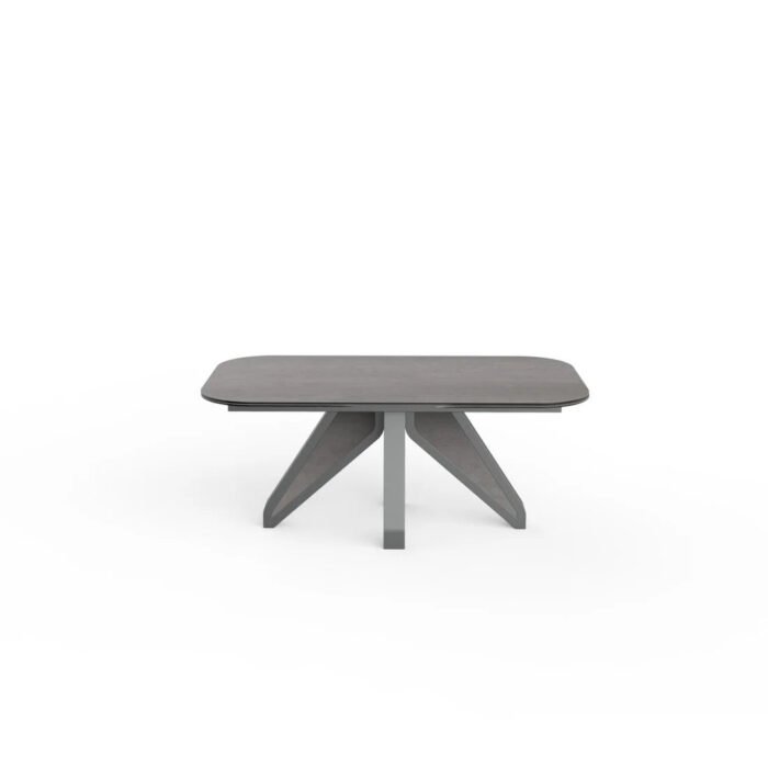 Table de salle à manger design extensible Bianca : une élégance céramique pour vos repas - Meublei