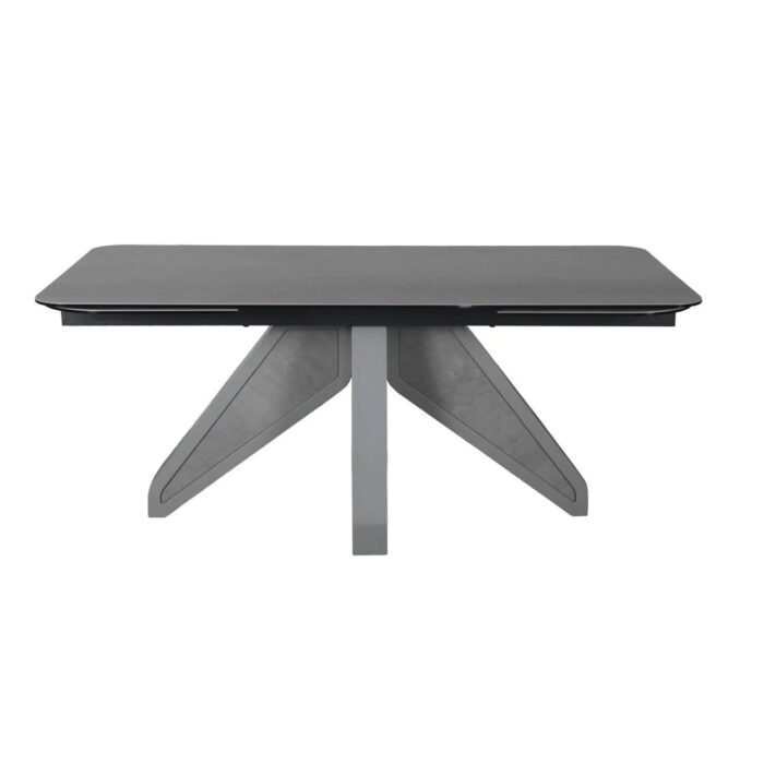 Table de salle à manger design extensible Bianca : une élégance céramique pour vos repas - Meublei