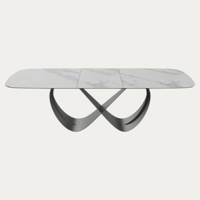 La table de salle à manger extensible Lina : un design moderne et fonctionnel pour des moments conviviaux - Meublei