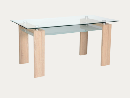 Table a manger rectangle et pieds en MDF - Meublei