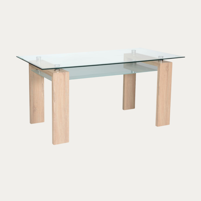 Table a manger rectangle et pieds en MDF - Meublei