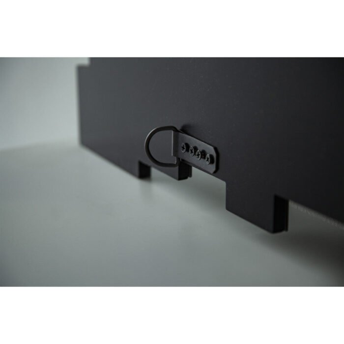 miroir mural Argenté   130 cm x90 x  3 - Meublei
