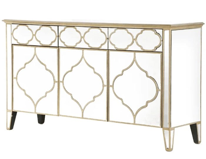 Buffet miroir vénitien avec 4 portes ou 3 portes - Meublei