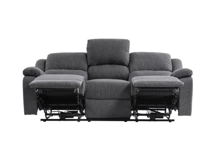Canapé de relaxation 9121 électrique 3 places en tissu - Meublei